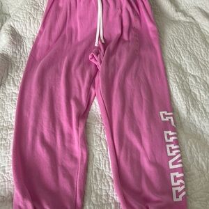 Pink Sweatpants with Logo